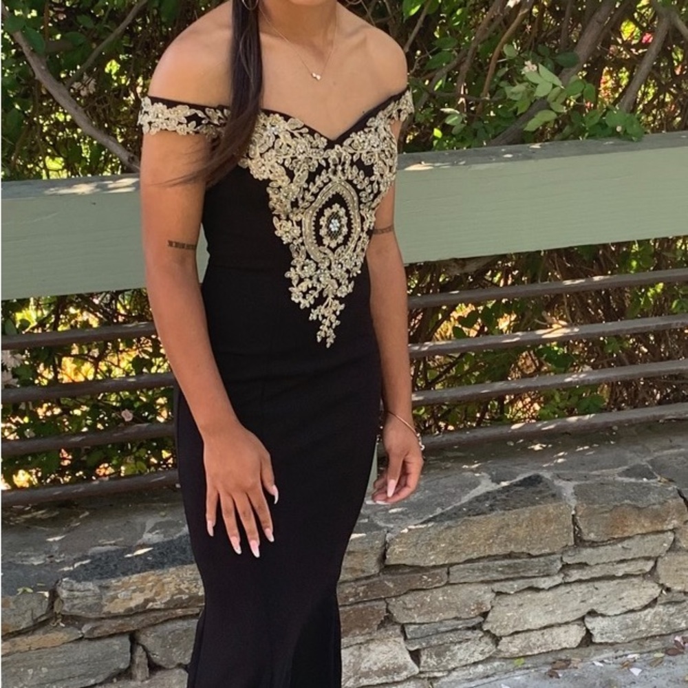 A beautiful Embroidered Evening Gown